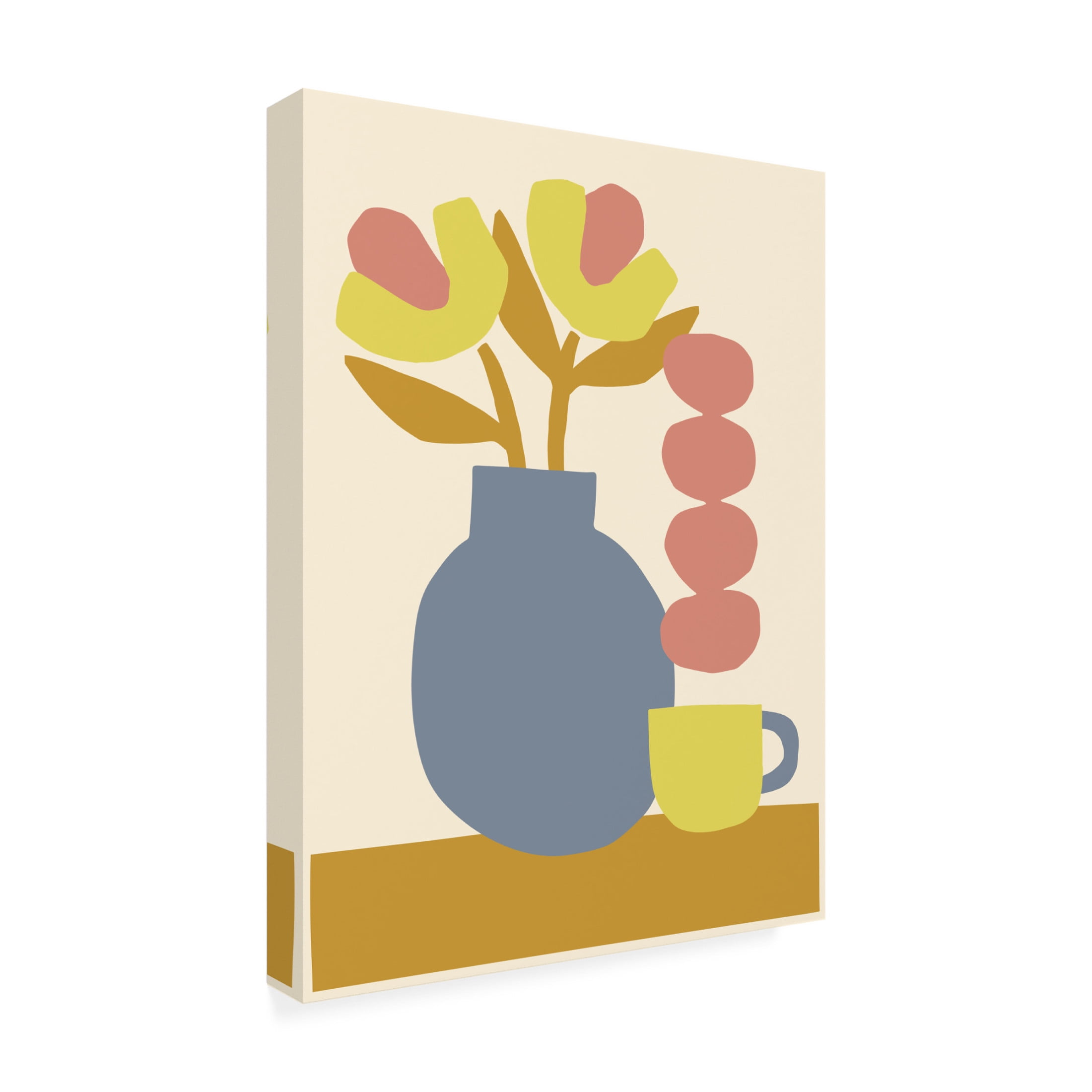 Trademark Fine Art Margaux Fugier  Le Quotidien  Vase Canvas Wall Art