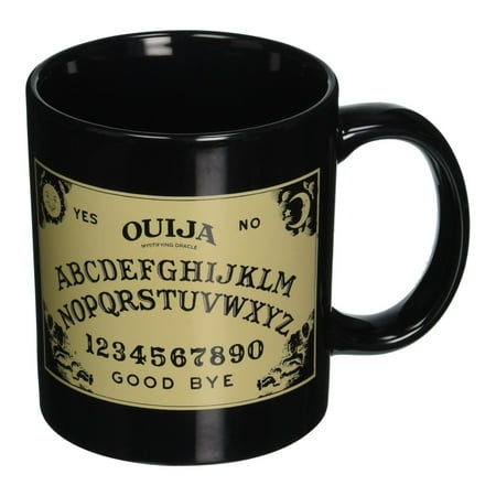 Jumbo Coffee - Jumbo Black Ceramic 20 Ounce Ouija Board Coffee Mug