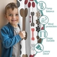 thumbnail image 3 of Blackout Kids Curtains,Paw Prints and Bones Childrens Insulated Curtains Set Of 2,Bedroom Essentials,Toddler Room Decor 52x84in(132x213cm), 3 of 4
