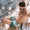 thumbnail image 2 of luoweisi Men's Beach Shorts Quick Dry Swim Trunks with Mesh Lining Kangaroo L, 2 of 5