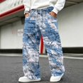 thumbnail image 2 of GrmtClth Men's Cargo Pants Outdoor Camouflage Breathable Loose Straight Leg Drawstring Waist Daily Wear Pants 5XL, 2 of 7