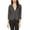 Charcoal, variant on Women's Elegant Long Sleeve Blazer – Solid Button-Front Casual Style