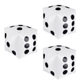 thumbnail image 1 of 3 Pack Jumbo Inflatable Dice 12 Inch Giant Inflatable Jumbo Dice Inflatable Dice for Game Pool Toys, 1 of 7
