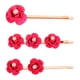 thumbnail image 1 of GOOHOCHY 3 pinzas para el pelo con forma de rosa, elegantes accesorios para el cabello para mujeres y adolescentes., 1 of 8