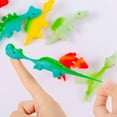 thumbnail image 5 of Zawou Slingshot Dinosaur Finger Toys Sticky,Dinosaur Finger Slingshot Toys,Flick Stretchable Rubber Dino Catapult Toys,Flying Stretchy Animals For Party Favor Gifts,Shooter Games,Random Colors, 5 of 9