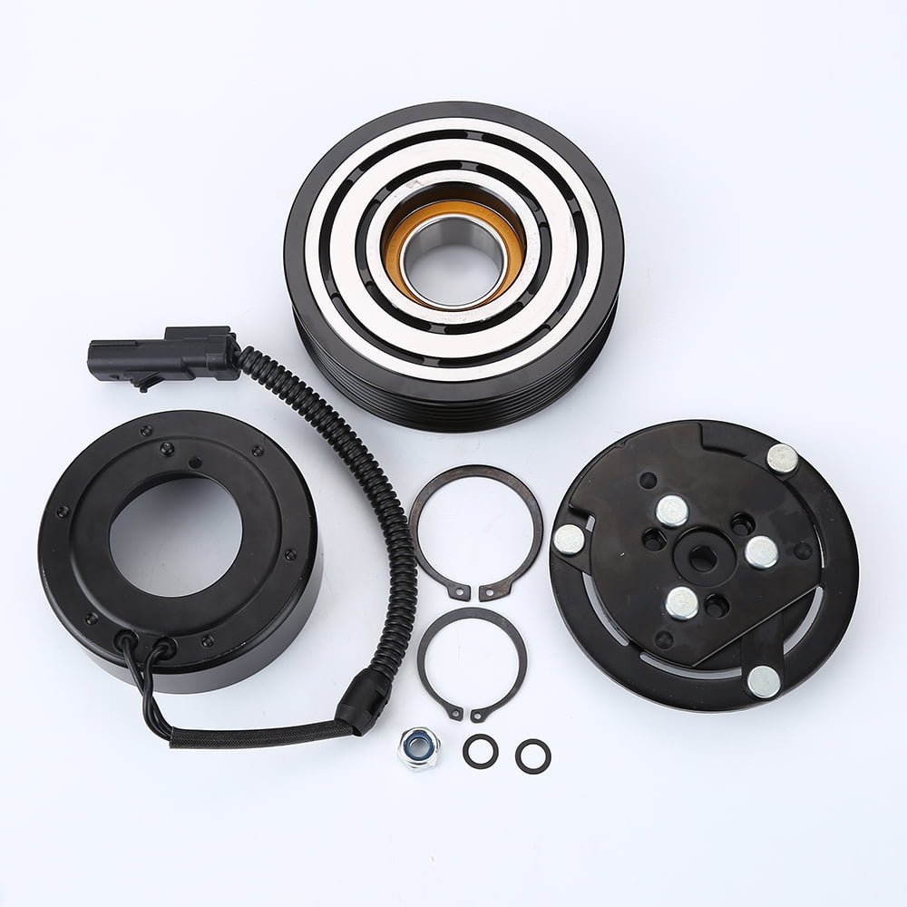 AC A/C Compressor Clutch Kit Pulley Bearing Plate Coil For 0205 Jeep