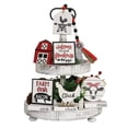 thumbnail image 4 of Farmhouse Cow Cattle Tray Set Countertop Ornament Centerpiece Display Stand, 4 of 8