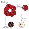 thumbnail image 4 of Motique Accessories Red Bandana Scrunchies Cotton Hair Bobble for Adult Women Perfect for Sleeping, 4 of 5