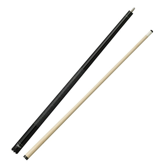 Viper 58" Billiard/Pool Cue, 2 Piece, Jump and Break Cue, Black, 20 Ounce