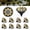 Warm White, variant on Small Solar Ground Lights, Pathway Lights Waterproof, Outdoor Solar Light for Garden, Driveway, Walkway, Backyard