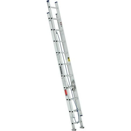 Louisville Ladder 20' Alum Ladder, 200-lb Load Capacity, W-2328-20