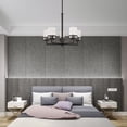 thumbnail image 4 of 40595-07 Livex Lighting Harding - 5 Light Chandelier in Modern Style - 25 Inches wide by 28.5 Inches high-Bronze Finish    -Traditional Installation, 4 of 9