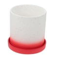 thumbnail image 4 of Phenofice Red Ceramic Planter Pot for Indoor Plants, Small Flower Display Container for Home and Office Decor, 4 of 7