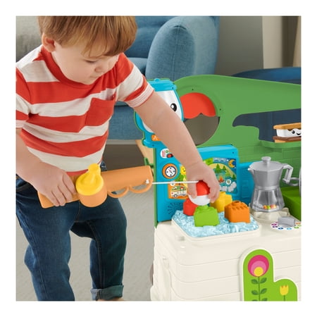 Fisher-Price Laugh & Learn 3-in-1 On-the-Go Camper Activity Center