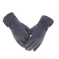 thumbnail image 2 of Women's Winter 1 Pair Breathable Outdoor Touchscreen Gloves, Winter Warm Thermal Soft Lined Thick Texting Fleece Gloves Windproof Driving Gloves, 2 of 7
