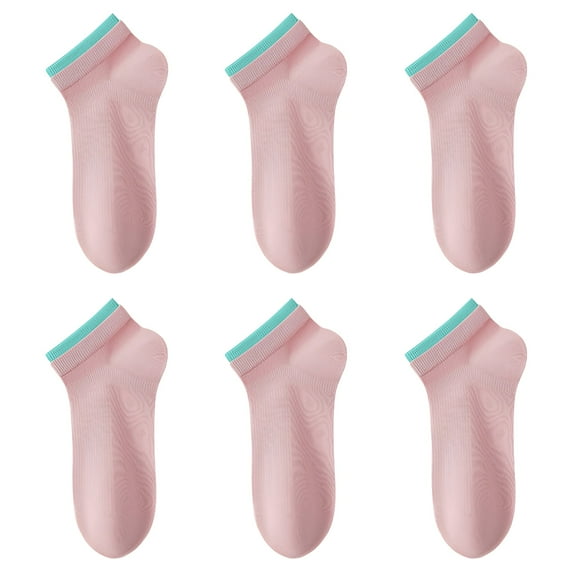 TELOLY 6Pairs Ankle Socks for Women,Womens Ankle Socks Size 9-11,Cotton Thin Socks Women