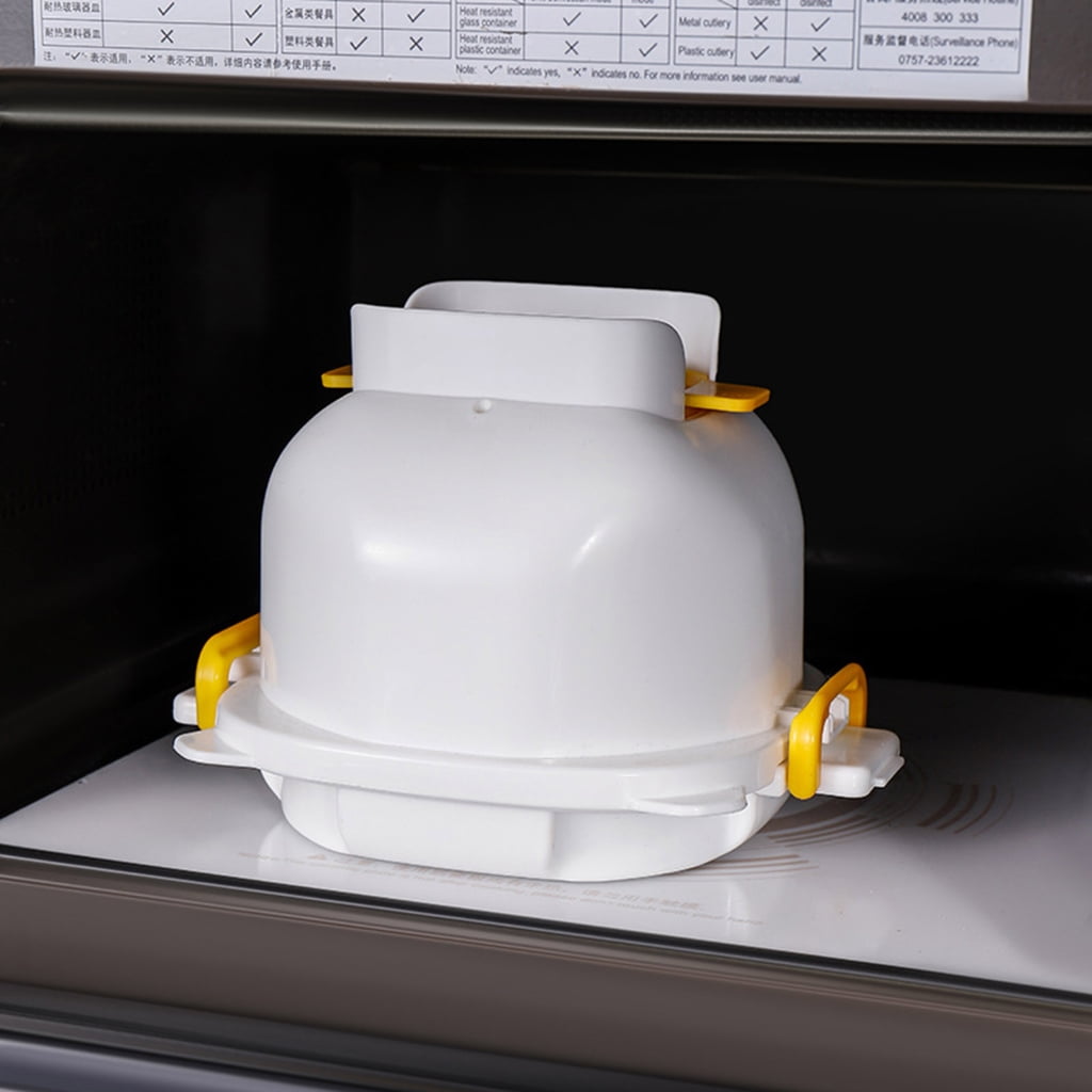 Geemin Microwave Eggs Boiler, Boiled Eggs Poachers Eggs Cooker Microwave Boiled Eggs Maker