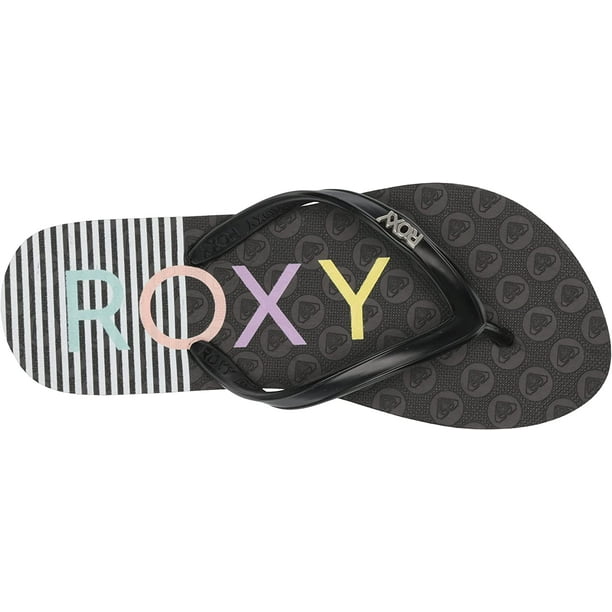 Roxy Sandals  Viva Stamp - Sandals For Women Black/Black/Black Print -  Womens ⋆ Fruit Decor
