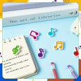 thumbnail image 3 of Borrador CJiangpo Music Note Mini, 60 unidades, para niños, goma a granel, 3 of 7