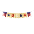 thumbnail image 5 of 4th of July Linen Bunting Banner, 250th Anniversary Independence Day Decoration String for Patriotic Party and Home Display,July 4th Decorations, 5 of 6
