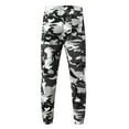 thumbnail image 5 of Labakihah Sweatpants for Men Men's Casual Camouflage Jogging Elastic Mid-Waist Sweatpants with Pocket White, 5 of 8