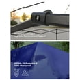 thumbnail image 4 of Luku 10x10 FT Instant Pop-Up Canopy Tent with 3 Removable Sidewalls, One-Push Quick Setup, Commercial-Grade Waterproof Sun Shelter, Adjustable Height, Black Outdoor Event Tent, 4 of 7