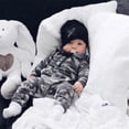 thumbnail image 6 of Franhais Baby Boy Camouflage Romper, Long Sleeve Hooded Jumpsuit, One-piece Pocket Playsuit, 6 of 7