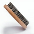 thumbnail image 4 of EXLEAF 2026 New Soft Hair Hair Strengthening Men Boar Hair Bristle Beard Mustache Brush Military Hard Round Wood Handle Comb, 4 of 6