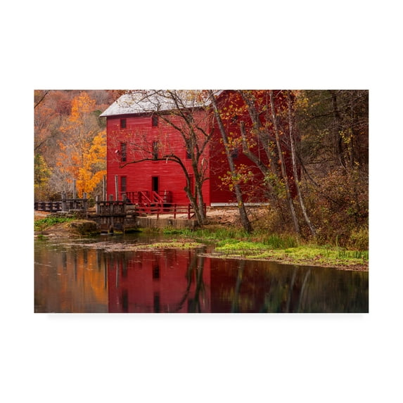 Trademark Fine Art 'Alley Springs Mill' Canvas Art by David Hammond