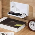 thumbnail image 3 of Small Floating Shelf for Wall, Foldable Bathroom Wall Mount, Bedside Phone, Remote, Adhesive Shelf,B, 3 of 7