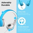 thumbnail image 3 of LilGadgets Connect+ Auriculares con cable para niños para la escuela con micrófono, limitación de volumen y reducción de ruido con cable, tecnología SharePort y acolchado SoftTouch, azul - Auriculares, 3 of 5