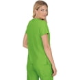 thumbnail image 2 of koi Basics Becca Women's 4-Pocket Stretch Scrub Top Green Tea XS, 2 of 6