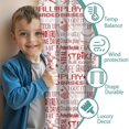 thumbnail image 3 of Blackout Kids Curtains,Red Baseball Terms Pattern Childrens Insulated Curtains Set Of 2,Bedroom Essentials,Toddler Room Decor 52"x63", 3 of 5