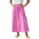 thumbnail image 5 of TaTaai Women's High Waist Loose Wide Leg Sports Pants Elastic Drawstring Waist with Side Pockets Casual Versatile Long Trousers for Women Daily Vacation Gift, 5 of 8