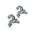 thumbnail image 1 of HUISHI Gemelos Animal Pingüino Cisne Mariposa Perro Hombres Diamante Gemelos Venta al por mayor Novedad al por menor Gemelos blancos de lujo para hombres yaoshenbao CONDUJO, 1 of 2