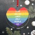 thumbnail image 6 of AatoeaX Rainbow Heart “Love Has No Limits” Acrylic Ornament: LGBTQ+ Pride, Inclusive Decor, Hanging Panel for Home & Window, 6 of 6