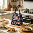 thumbnail image 6 of onlyliua Japanese-Style Insulated Bento Lunch Bag Portable Thermal Food Tote Lightweight Reusable School Office Picnic Cooler Compact Design Easy-Clean Thermal Carrier, 6 of 9