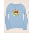 thumbnail image 3 of Frogs On Mushroom Long Sleeve Toddler -Image by Shutterstock,  4 Toddler, 3 of 4