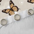 thumbnail image 4 of Manfei Orange Butterfly Print Curtains Pack of 2 (42x84 Each), Romantic Dandelion Flower Curtains Blackout, Vintage French Style Bedroom Curtains, Curtains Blackout Home Decor, 4 of 6