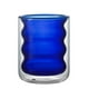 thumbnail image 1 of Taza de vidrio de doble capa resistente al calor, ideal para café, bebidas y otros artículos de oficina o restaurante. Azul, 1 of 6