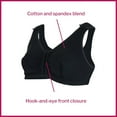 thumbnail image 4 of McKesson Surgical Bras, Light Compression Post-Surgical Bra - Black, 32 B/C/D, 1 Ct, 4 of 9