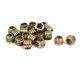 thumbnail image 1 of Tuercas insertadas roscadas de socket hexagonal M8x10mm tono bronce 20 piezas para muebles de madera, 1 of 3