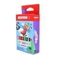 thumbnail image 3 of Kores Krayones Jumbo 12 Piezas Extra Suaves, 3 of 7