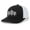 Black/White, variant on Three Pines Nature Outdoors Mens Embroidered Mesh Back Trucker Hat Baseball Cap, Navy/White