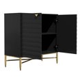 thumbnail image 2 of Modern Wood Freestanding 2-Door Storage Accent Cabinet, 2 of 8