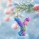 thumbnail image 1 of Colgante de árbol de Navidad con copo de nieve de acrílico | Adorno navideño 2D para mochila, espejo retrovisor del coche y decoración del hogar | Accesorio de decoración festiva, 1 of 6