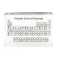 thumbnail image 1 of Visualización de elementos Irfora Pantalla de tabla periódica acrílica Herramienta de enseñanza para niños Pantalla de elemento químico de cristal para decoración del hogar Irfora Visualización de elementos, 1 of 7