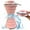 Pink, variant on Collapsible Water Bottle, 17 oz Silicone Foldable Camping Cup with Carabiner, Reusable Leak Proof Portable Sports Travel Water Bottle for Outdoor, Travel, Gym, Hiking, BPA Free