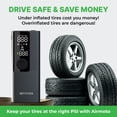 thumbnail image 4 of Airmoto Tire Inflator Portable Air Compressor - Air Pump for Car Tires with Tire Pressure Gauge, 4 of 11