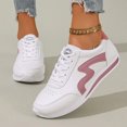 thumbnail image 4 of Willtoo Women's Platform Retro Style Sneakers - Lace-up Classic Fashion Stylish Tennis Running Walking Shoes, 4 of 6